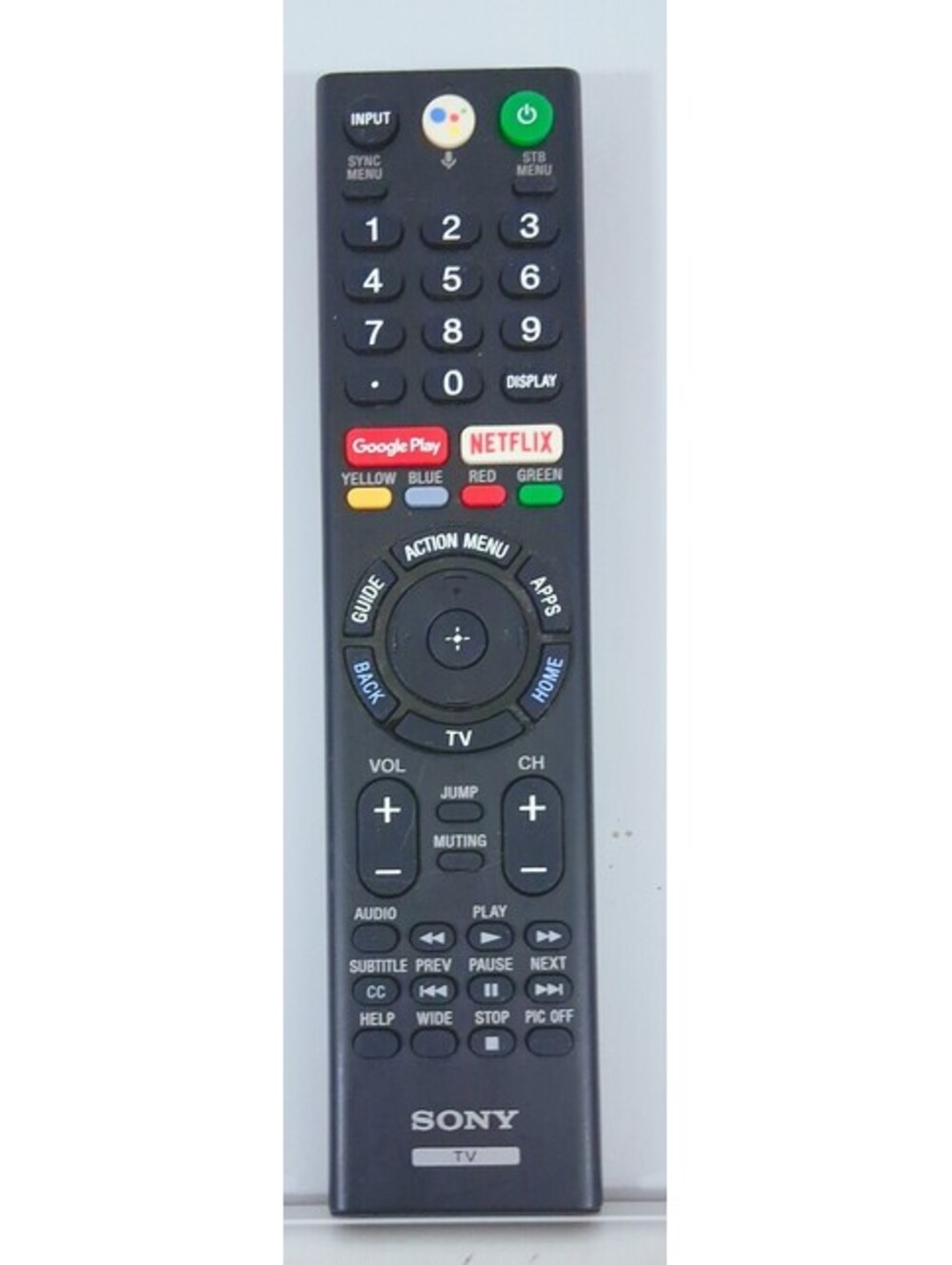 OEM Sony RMF-TX310U Voice Remote Control Bravia TV Google Netflix Working TESTED